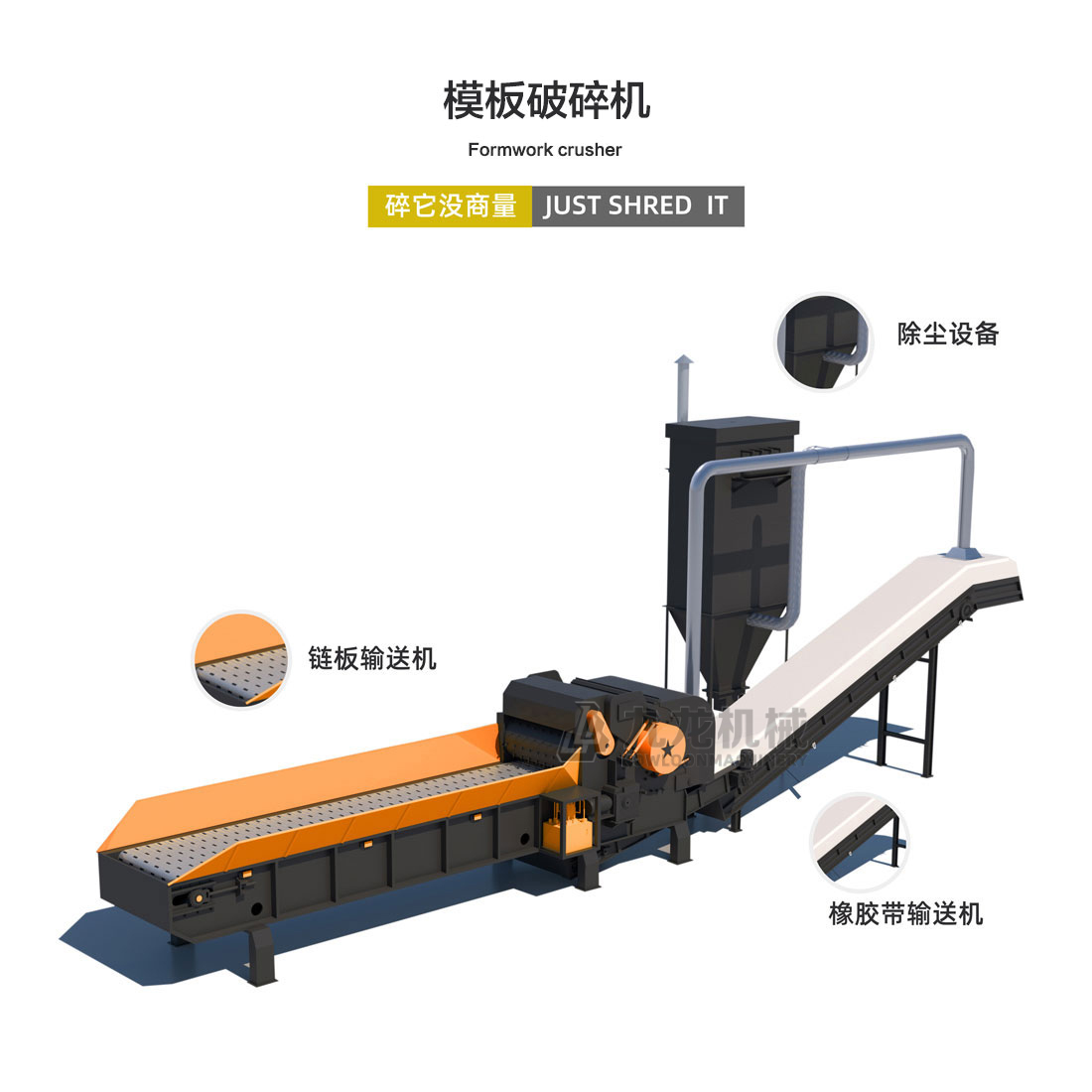 模板破碎機